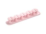 CO110 Cable Organizer Clips - 5 Bays, 4 Storage Compartments - Pink
