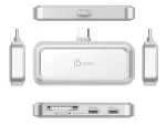 J5 Create JCH167 t-C->2xt-C+2xCR Dual USB-C & SD Hub