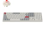 Keychron Q6 Max QMK/VIA Wireless Custom Mechanical Keyboard OSA Gateron Red Jupiter Switches – Shell White