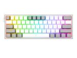 Redragon K617 FIZZ 60% Wired RGB Gaming Keyboard - White/Grey