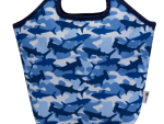 Quest Shark Cammo Lunch Bag Blue