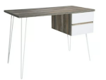Everfurn Noble Desk with Two Drawers