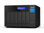 6-bay QNAP QuTS hero NAS, Intel Core i3-12100 4-core/8-thread, up to 4.3GHz, 16GB SO-DIMM DDR4(max.64GB), 6 x 2.5"/3.5" SATA HDD/SSD, 2 x 2.5GbE, 2x M.2 PCIe Gen4 x4 slots, PCIe Gen4 slots, HDMI 1.4b, 250W PSU
