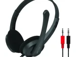 HS240 On-Ear Wired Stereo Headset with Flex Mic Dual 3.5mm Aux