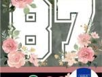 Marlin A4 87 Floral PreCut 5 Pack Book Cover