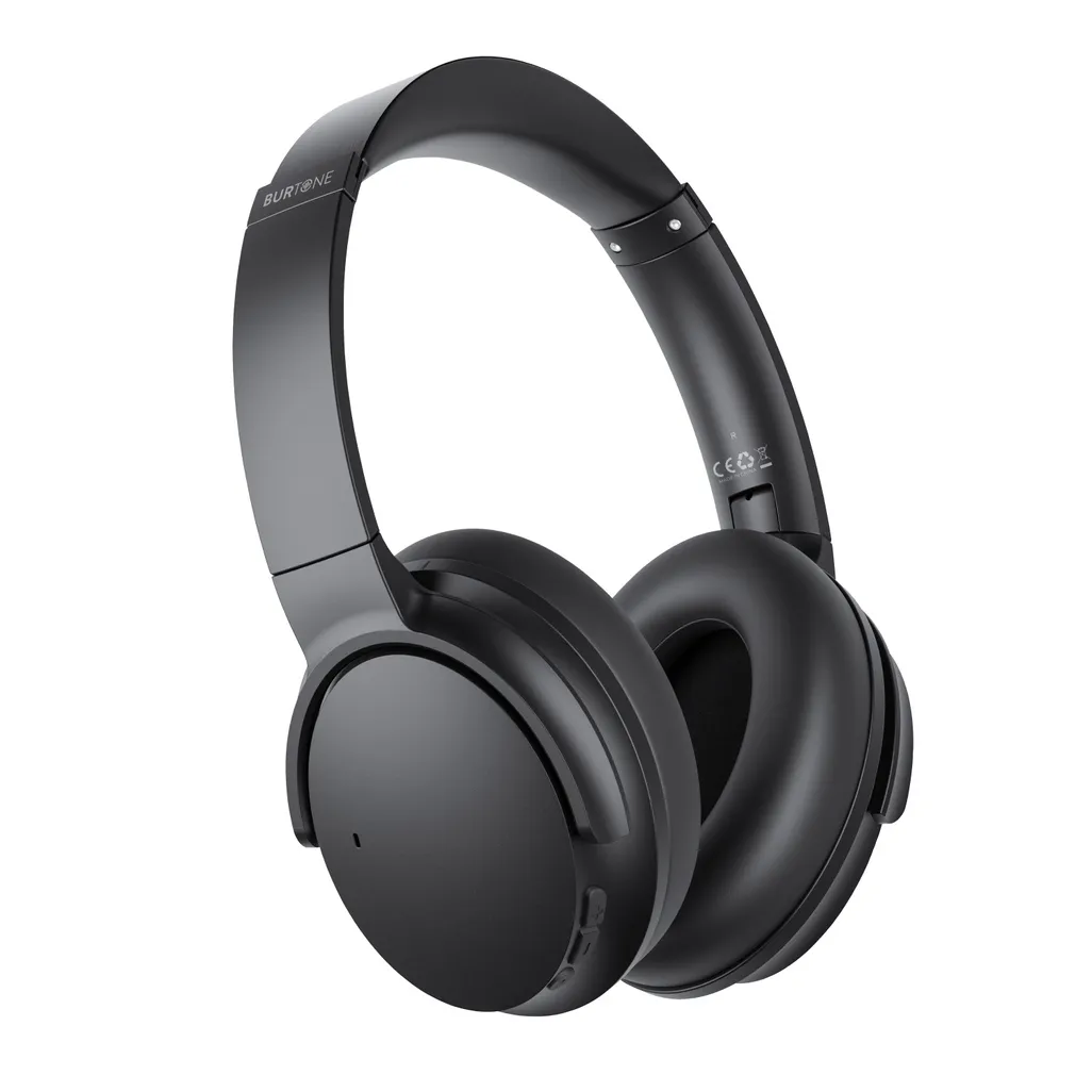 Burtone Bliss ANC Bluetooth Wireless Headset – Black