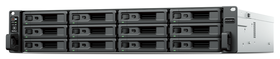 RackStation 12-bay AMD Ryzen V1780B 4C 8GB RAM (2 dimm slots)