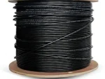 CAT5E Solid 500M STP UV Black / Outdoor Shielded