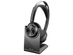Poly Voyager Focus Wired Headset with Charging Stand