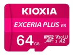 Kioxia Exceria Plus G3 64GB MicroSDXC UHS-I Class 10 Memory Card