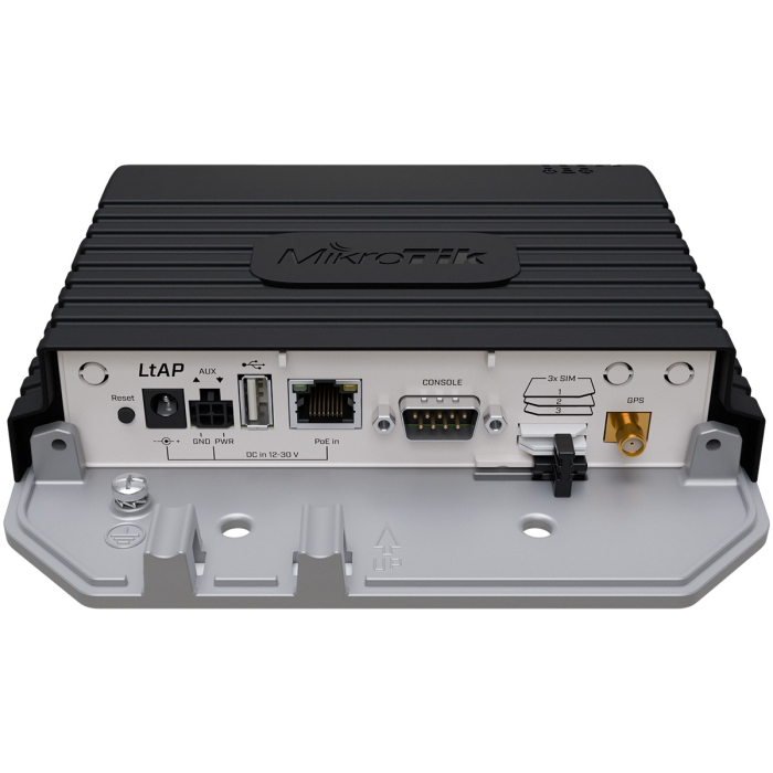 MikroTik LtAP LTE7 Kit 3 SIM 2 mPCIe and GPS Router | LtAP-2HnD&R11e-L