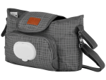 Totes Babe Wavy Series Stroller Caddy Grey