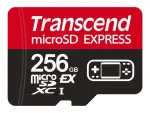 Trascend 256 GB microSD Express Card — PCIe Gen3, Read up to 900MB/s
