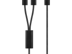 Volkano Weave Series USB C to 2 USB C 100W 1.5m