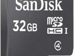 SanDisk 32GB MicroSDHC Class 4 Memory Card