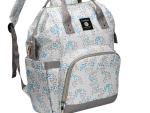 Totes Babe Alma Diaper Backpack Leafy Grey