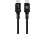 Amplify Linked Series USB to 2 x USB-C Braided Cable 60W 1.2m - Black