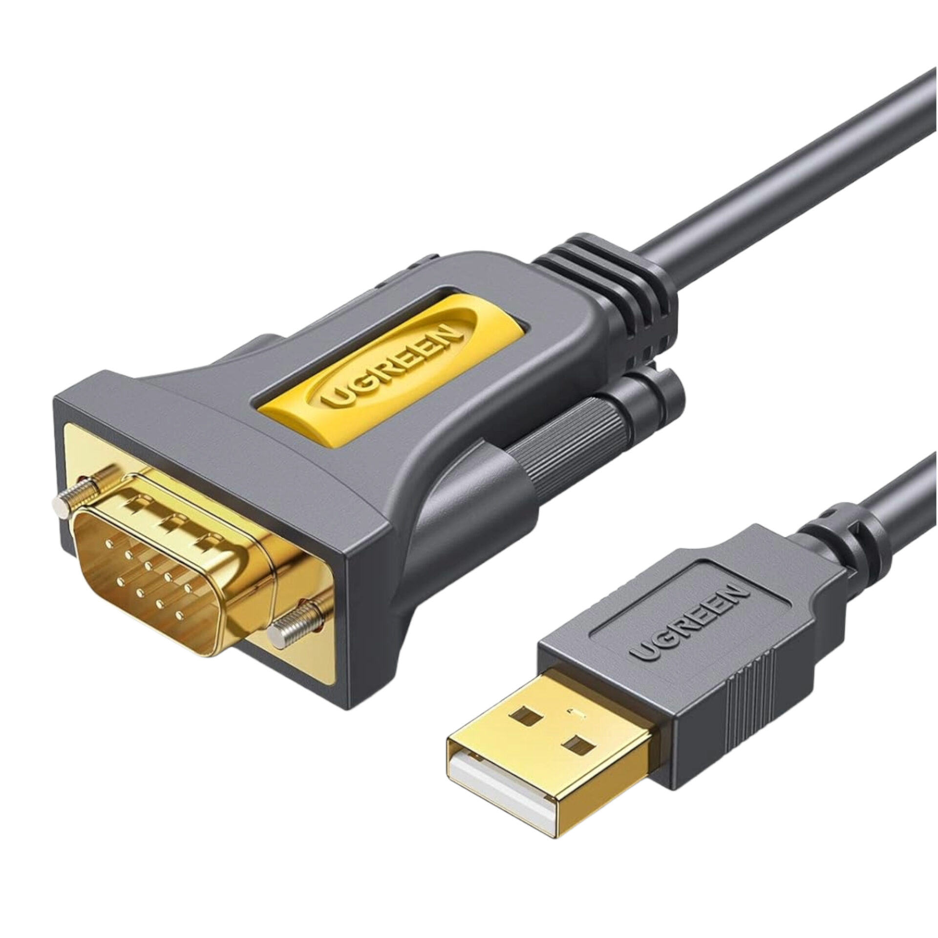 UGreen USB 2.0 to RS-232 Serial Adapter Cable (USB-A Male to DB9 Male)