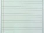 Educational Board Magnetic Whiteboard (1220*1210 - Lines 1 Side - Swing - Option B