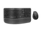 Logitech Wave Keys and Lift - Wireless Keyboard and Mouse - Graphite -