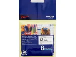 Non Laminated Tape 8M X 12MM Black On White