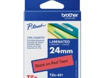 Brother 24MM Black on Red Laminated tape