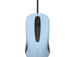 USB Wired Optical Mouse-3 buttons,1200 DPI, Plug & Play - MU120 - Blue