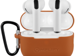 Amplify Note X 3 Series TWS Earphones - White Case + Orange Cover