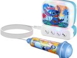 Disney Stitch Bluetooth Mini Karaoke Machine with Belt Hook