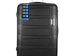 Travelwize Tourer PP 75cm 4-wheel Spinner Luggage Black