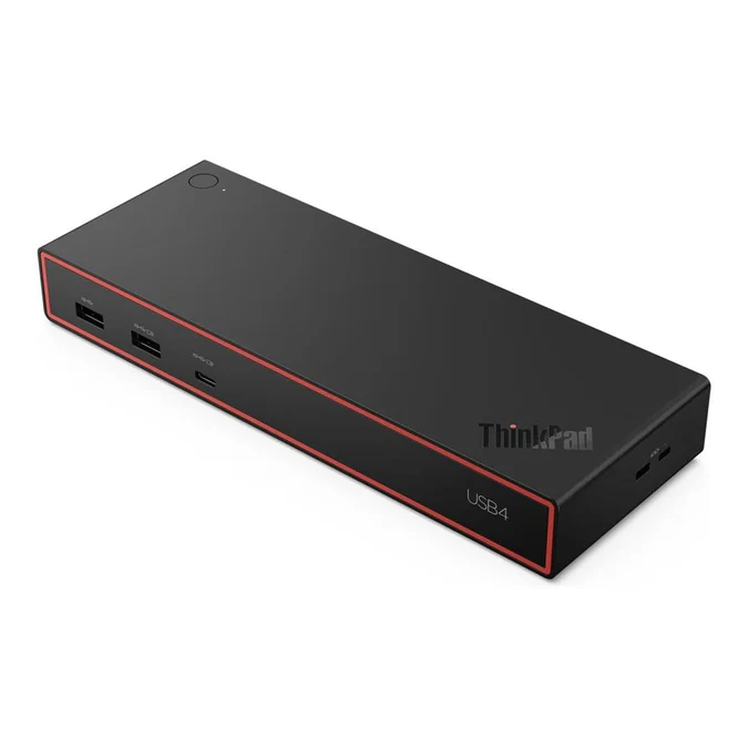 Lenovo ThinkPad USB4 Dock 5000 | Support for 4xMonitors | 2xDP | 1xHDMI | 1xUSB | 4xUSB 3.2 | RJ45 | 64 Watt Charging