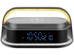 Volkano Awaken Series Alarm Clock with Wireless Charging and Speaker