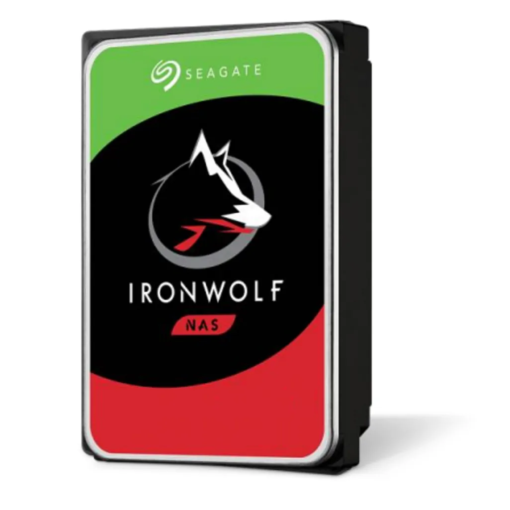 Seagate Ironwolf 8TB 3.5'' HDD NAS Drives; SATA 6GB/s Interface; 1-8 Bays Supported MUT: 180TB/Year RV: Yes Dual Plane