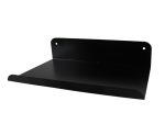 Slatted Panel Steel Shelf 600mm Black Wall Display Shelf
