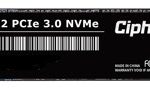 256GB CipherX C-Series, M.2 (2280) NVMe, Gen3x4, NVMe 1.4 (2,100Mbps/1