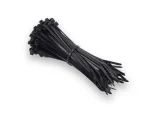 Ellies Cable Tie 2.5mm X 100mm - 100 PACK SIZE - BK