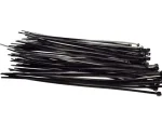 Ellies Cable Tie 2.5mm X 100mm - 50 PACK SIZE - BK