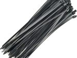 Ellies Cable Tie 4.8mm X 200mm - 100 Pack Size - Black