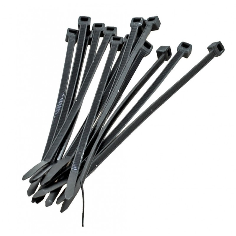 Ellies Cable Tie 2.5mm X 100mm -20 PACK SIZE - BK