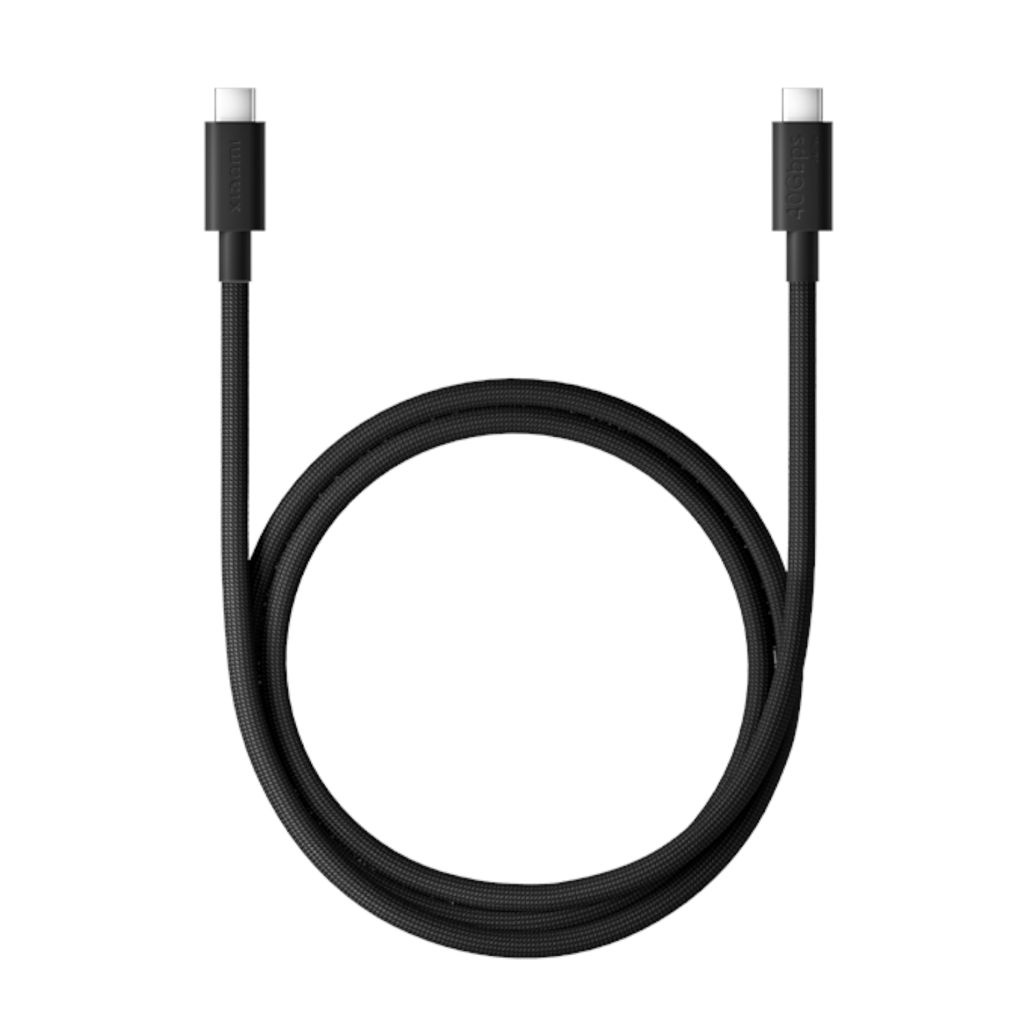 Xiaomi USB4 6A USB Type-C To USB Type-C Braided Cable 1m- (120W, 40Gbp