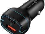 Amplify Volto Series Dual Car Charger 32W (Type-C + USB) - Black