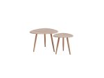 Everfurn Bohemian Nesting Coffee Tables - 2-Piece Set