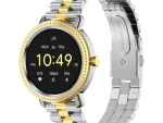 Volkano Ayla Collection Jewelled Smartwatch With 2 Colour Metal link s