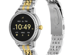 Volkano Ayla Collection Round Smartwatch With 2 Colour Metal link Stra