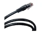 Cattex CAT5e Black Leads 0.5m - Networking