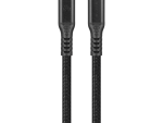 Volkano Weave Series USB C to USB C 240W 20Gbps 2m-black