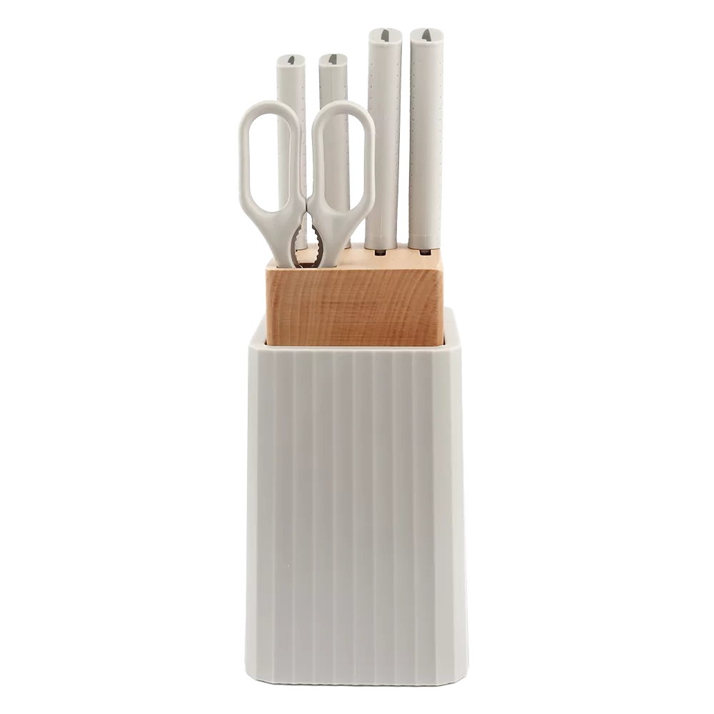 Kitchen Inspire 6pce Knife Block Set