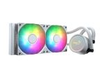 Aerocool Abyss L240 White - 240mm ARGB Liquid Cooler - Intel LGA1851/LG