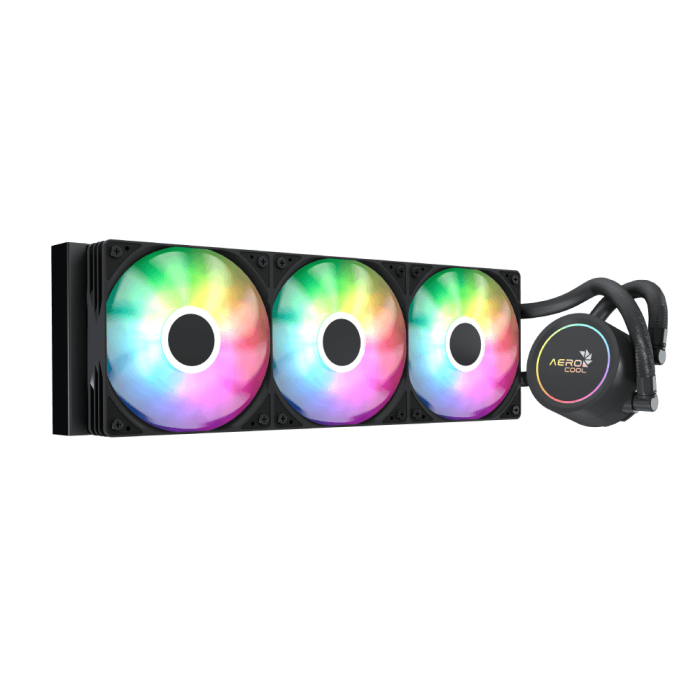 Aerocol Abyss L360 Black - 360mm ARGB Liquid Cooler - Intel LGA1851/LG
