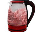 Mellerware 1.8L Glass Kettle Colour:Red 2200w